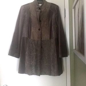 Chico’s duster jacket. Beautiful lining